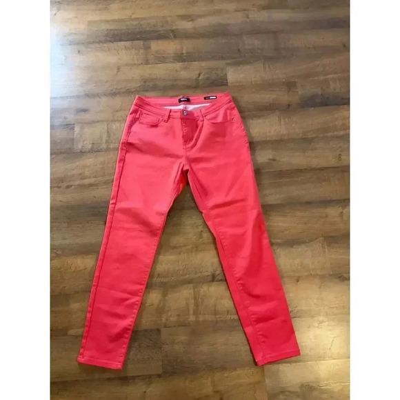 Kensie Jeans Ankle Biter Salmon Skinny Womens‎ Jeans Size 10/30 - Picture 1 of 7